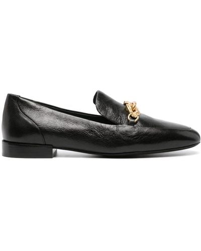 Tory Burch Jessa Horsehead-detail leather loafers - Negro