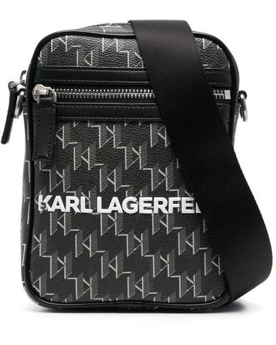 Karl Lagerfeld Borsa a spalla K/Mono - Nero