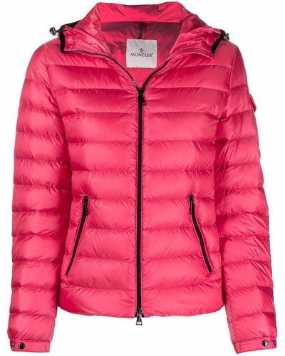 Moncler Coats Red - Pink
