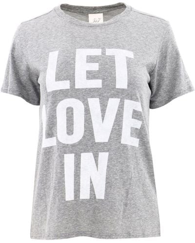 Cinq À Sept T-shirt Let Love In en coton - Blanc
