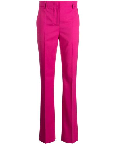 Moschino Jeans Tailored-cut Flared Trousers - Pink