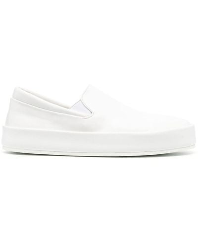 Marsèll Slip-on Leather Sneakers - White