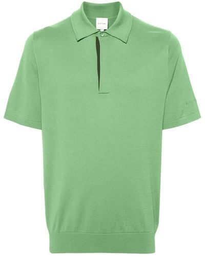 Paul Smith Short-sleeve Cotton Polo Shirt - Green