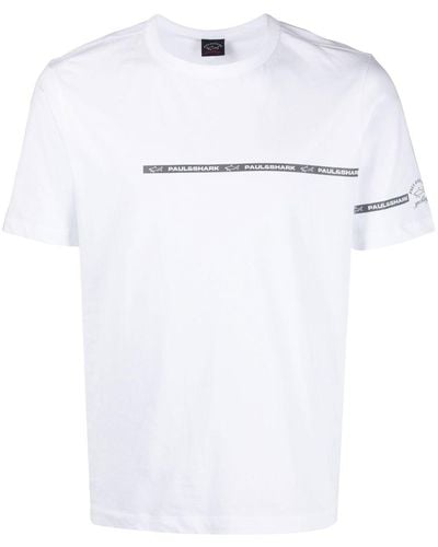 Paul & Shark 'save The Sea' T-shirt - White