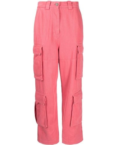 SJYP High-waist Cargo Pants - Pink