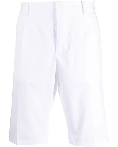 Dolce & Gabbana Rear-logo Slim Bermuda Shorts - White