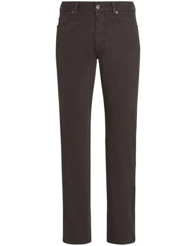 Zegna Roccia Slim-fit Jeans - Grey