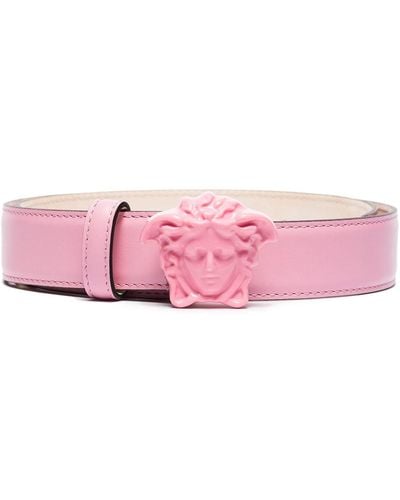 Versace Cintura con fibbia Medusa - Rosa