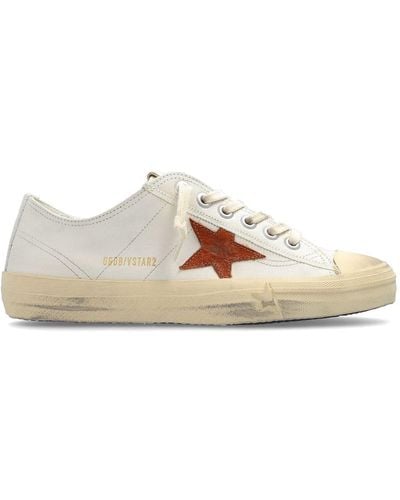 Golden Goose V-star 2 Leather Lace-up Trainers - Multicolour