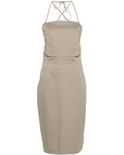 Max Mara Workwear Mid-dress - Natural