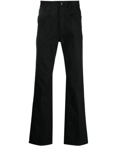 Saint Laurent Dark-wash Straight-leg Jeans - Black