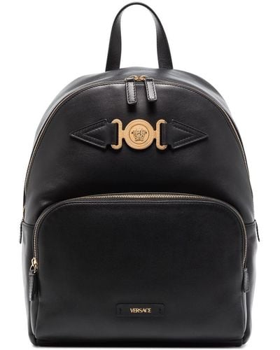 Versace Medusa Biggie Backpack - Black