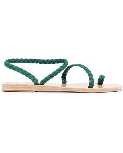 Ancient Greek Sandals Eleftheria Braided-strap Sandals - Green