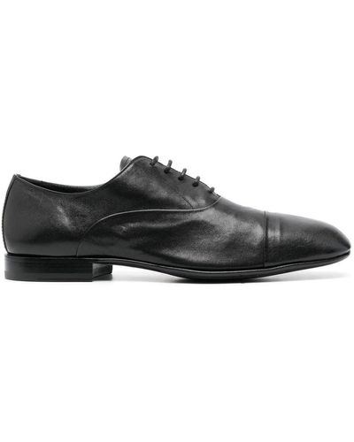 Officine Creative Harvey Leather Oxford Shoes - Black