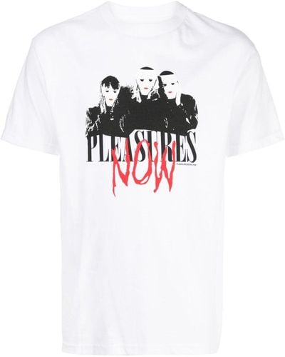 Pleasures Masks Cotton T-shirt - ホワイト