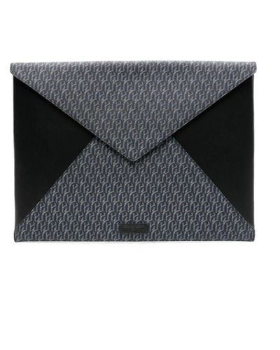 Claudie Pierlot Monogram-pattern Laptop Sleeve - Black