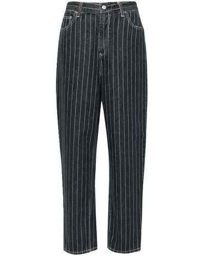 Carhartt W'Orlean Tapered-Jeans - Grau