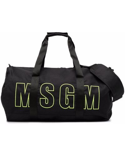MSGM Logo-print Holdall - Black