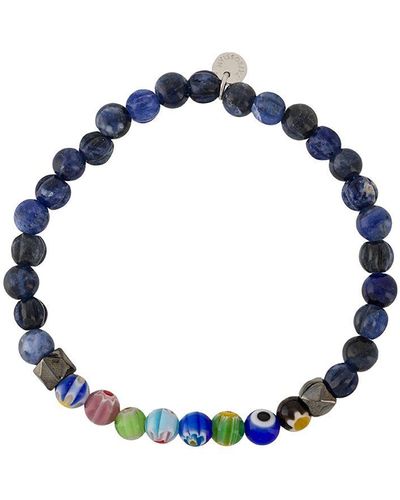 Tateossian Millefiori Beaded Bracelet - Blue