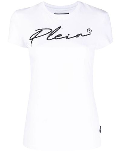 Philipp Plein Logo-print Short-sleeved T-shirt - White