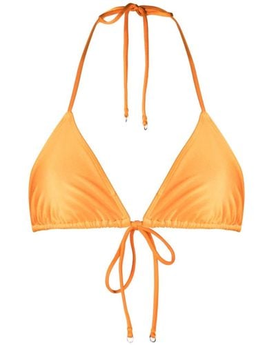 Faithfull The Brand Hollis Bikini Top - Orange