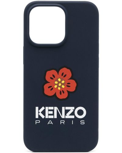 KENZO Iphone 13 Pro Hoesje Met Print - Blauw