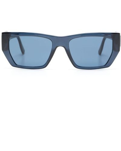 Karl Lagerfeld スクエアフレーム サングラス - ブルー