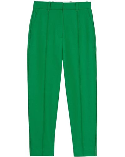 3.1 Phillip Lim High-waist Straight-leg Trousers - Green