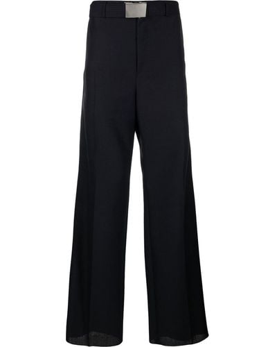 Lanvin Flared High-waisted Pants - Blue