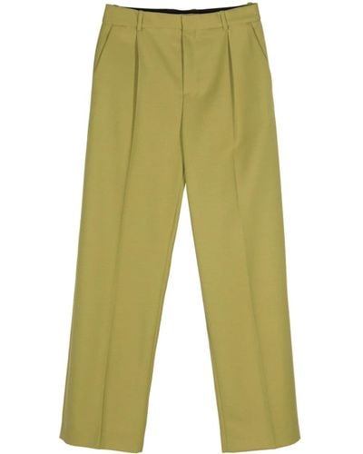 BOTTER Pleat-detail Wool Trousers - Green