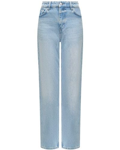 12 STOREEZ 315 Straight-leg Jeans - Blue