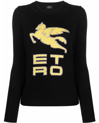 Etro ロゴ セーター - ブラック