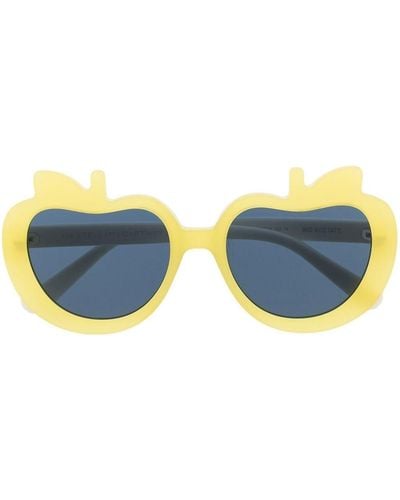 Stella McCartney Apple-shaped Frame Sunglasses - Blue