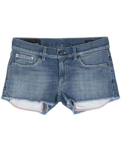 Dondup Newalexa Low-rise Denim Shorts - Blue
