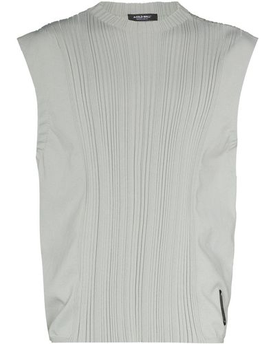 A_COLD_WALL* Artisan Ribbed Vest - Gray
