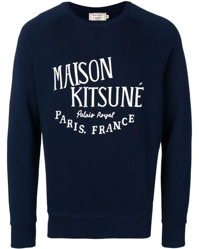 Maison Kitsuné ロゴ スウェットシャツ - ブルー