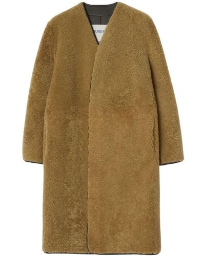 Burberry Lammy Coat - Naturel