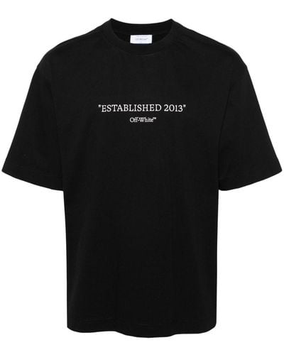 Off-White c/o Virgil Abloh T-shirt Established 2013 - Noir