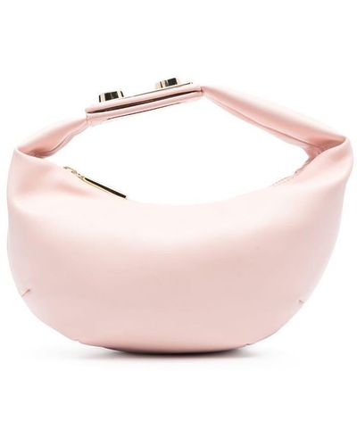 Chiara Ferragni Handtasche mit Logo-Schild - Pink