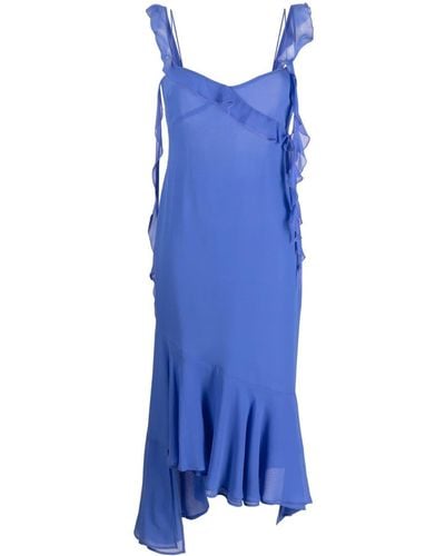ANDAMANE Asymmetrisches Kleid - Blau