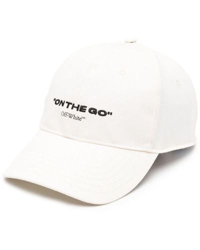 Off-White c/o Virgil Abloh Casquette On The Go à broderies - Blanc