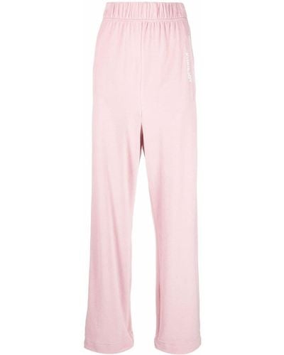 Khrisjoy Elasticated-waist Trousers - Pink