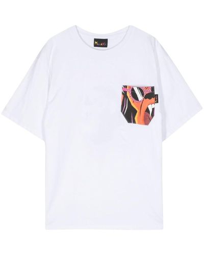 Mauna Kea T-shirt Met Print - Wit