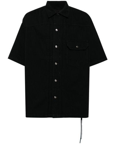 Mastermind Japan Skull-print Cotton Shirt - Black