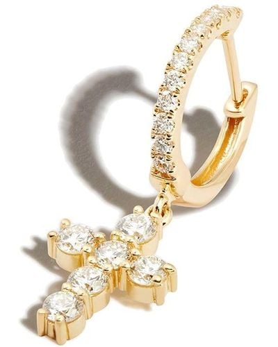 Anita Ko 18kt Yellow Gold Diamond huggie Drop Earring - Metallic