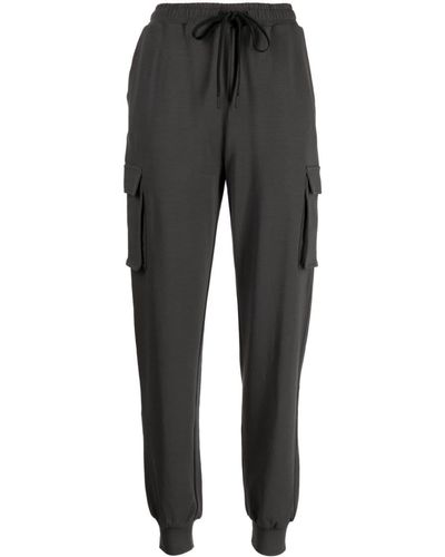 The Upside Palisade Camino Drawstring-waistband Track Trousers - Grey