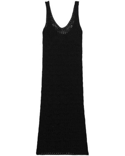 IRO クロシェニット ドレス - ブラック