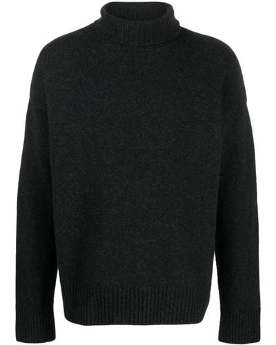 Ami Paris ウールカシミア セーター - ブラック