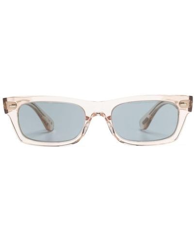 Oliver Peoples Davri Rectangle-frame Sunglasses - Natural