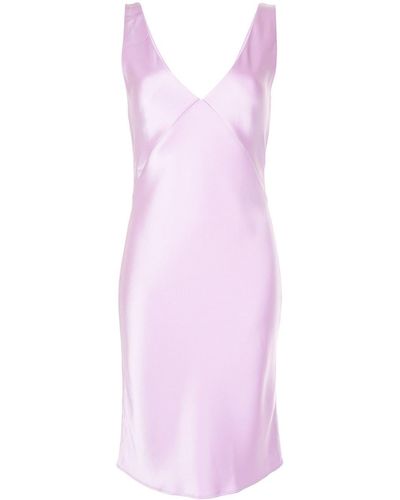 Paris Georgia Basics Vネック スリップドレス - ピンク